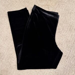 NYDJ Midnight Black Velvet Trousers